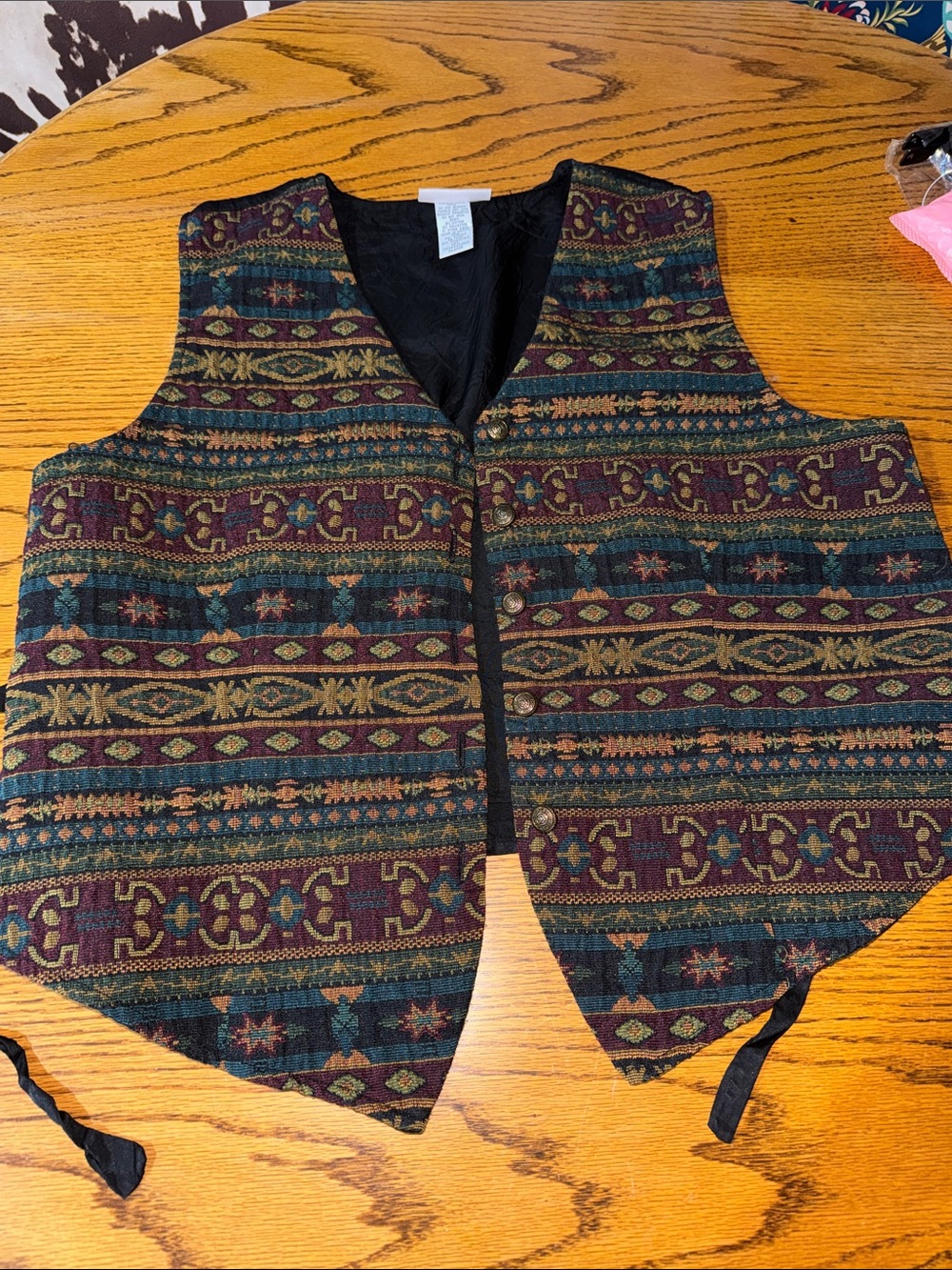 White Stag Multicolor Patterned Vest